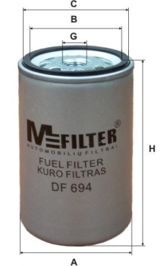 Filtru combustibil DF 694 MFILTER